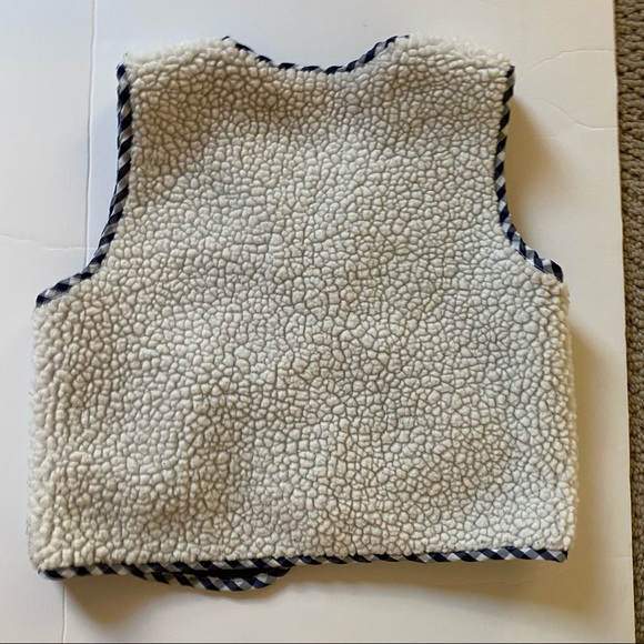 Vintage Disney Mickey Sherpa/Cotton Blend Kids Double-sided Vest - Picture 5 of 5